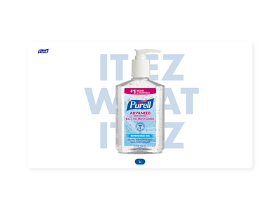 Purell design landingpage purell redesign ui website