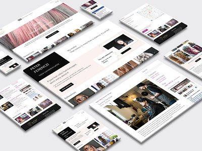 Art of Hair Website UI ui uidesign ux web