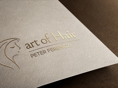 Logo Design and Branding for Art of Hair branding illustration logo