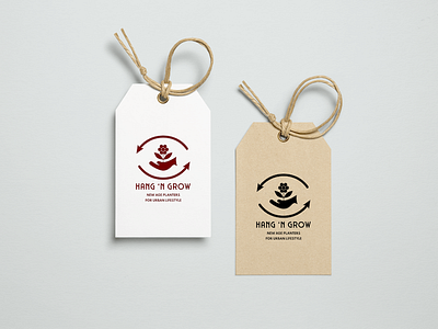 Logo Design, Branding for Hang 'N Grow New Age Planters branding design logo vector web