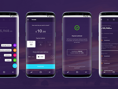 Choice by Octopus Investment - Invest flow android app bank button design floating investment money ui ux