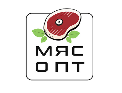 Meat Logo branding desigh figma illustrator landign page logo typography vector web design website