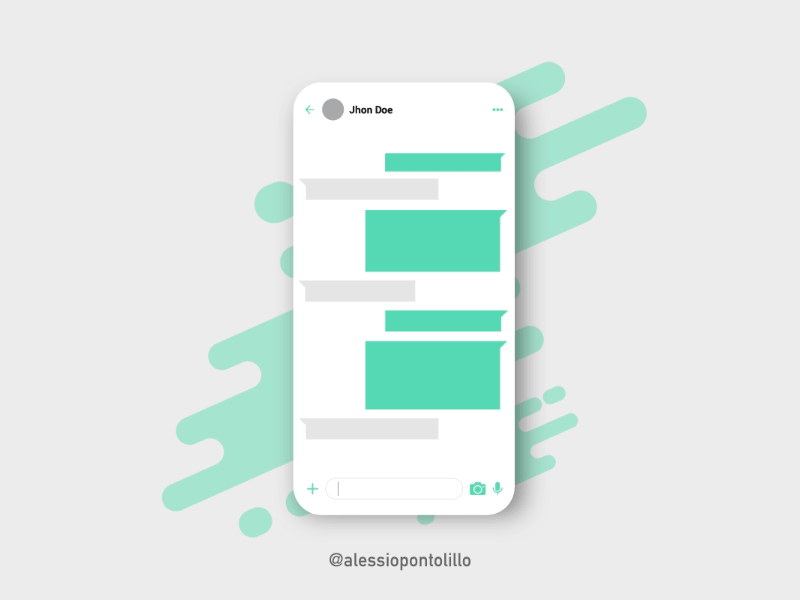 Chat motion concept after affects animation chat chat app design graphic design interaction design iphone motion design motion graphics. design motion ui design ui user experience design user interface ux