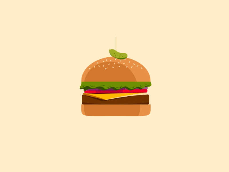 Hamburger animation