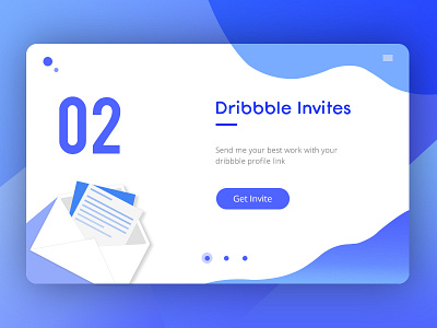 2 Dribbble Invites draft dribbble invitation invites notes player portfolio shot