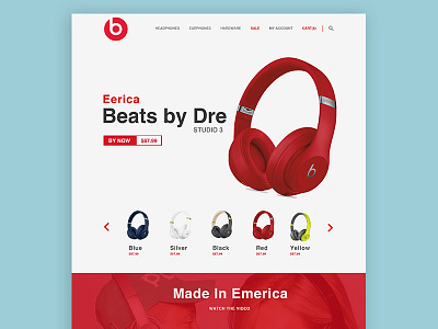 Beats Landing Page