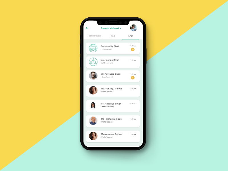 Chat group by Madhurima Mondal on Dribbble