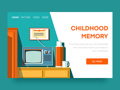 Childhood Memory childhood illustration television