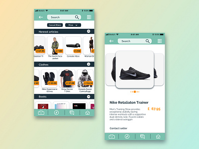 FOUND ! Classified App clothes discover pattern product sketch ui ui design ux visual