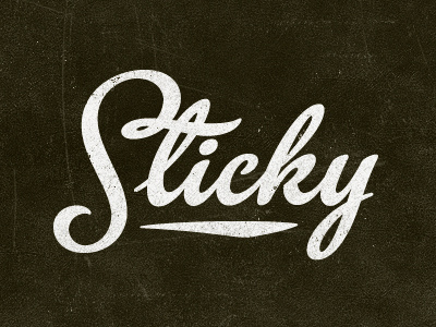 Sticky custom lettering devey hand lettering jeff devey jeffrey devey lettering script type typography