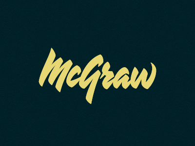 McGraw Lettering