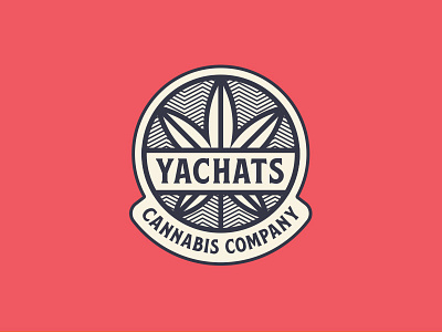 Yachats Cannabis Company beach cannabis coast leaf logo ocean oregon yachats