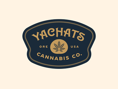Yachats Cannabis Company 2 beach cannabis coast leaf logo ocean oregon sand dollar yachats