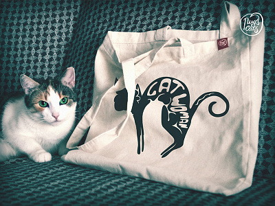CATWOMAN // Design for Pugs & Cats bag cat catwoman draw handdrawing kitty lettering pencil sketch typo typography woman