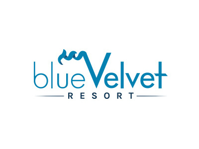 Blue Velvet Resort design logo
