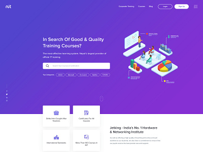 Technology Institute Ui Ux Design By Sharad Sharma On Dribbble