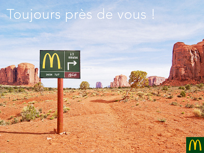 McDonald's display ad / idea advertising brand design photoshop print print design thegarage thga