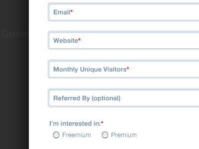 Just form css3 form