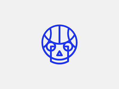 Skull Dunk Supply branding grid icon identity line logo logogrid logomark skull