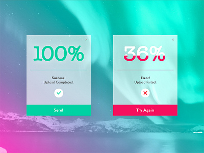 Daily UI 011 - Flash Message - Success/Error