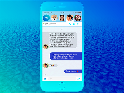 Daily UI 013 - Direct Messaging