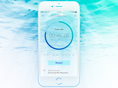 Daily Ui 014 - Countdown Timer 014 countdown daily ui drink up me hearties drink water ocean timer