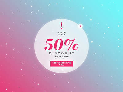 Daily UI 036 - Special Offer 036 50 daily ui discount special offer