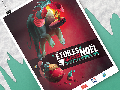 Christmas Drama bonifacio corse digital illustration montpellier poster robin sanchez santacruz