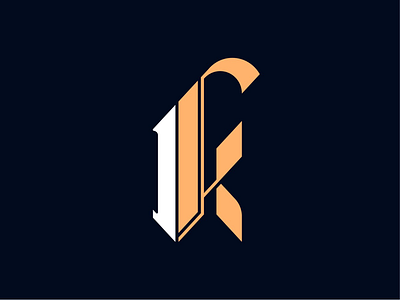 1K graphic design lettering logo monogram