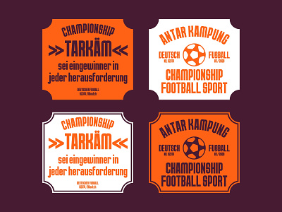 Football Village Badge badges font font design football handlettering logos typeface typography