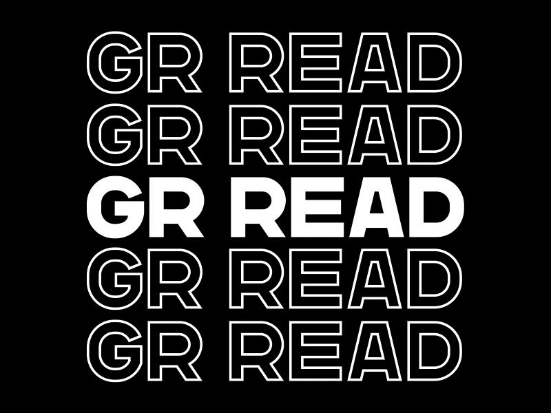 GR READ - New Headline Typeface animation clip design font font design font family gif animated headline logo texture type typeface typography ui vector
