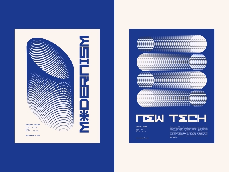 Techno & Modernism Poster Font Use GR Fatient by Garisman Std. on Dribbble
