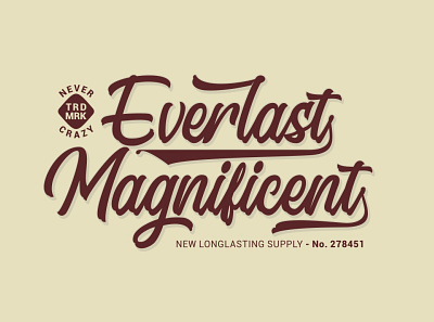 Everlast Magnificent Logotype branding callygraphy font font awesome font design font family free fonts handlettering logo inspired logo type logo typeface logotype new fonts new logo opentype typeface typography typography logo