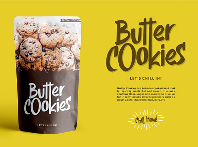 Butter Cookies - Packaging branding font font awesome font design font family fonts free fonts handlettering logo typography