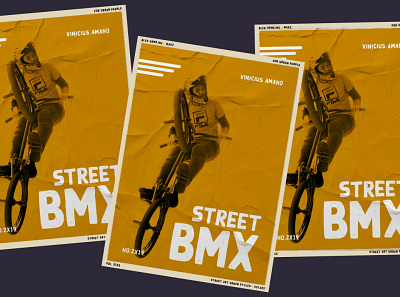 Street BMX Poster - Black Ground Font branding font font awesome font design font family fonts free fonts handlettering logo typography