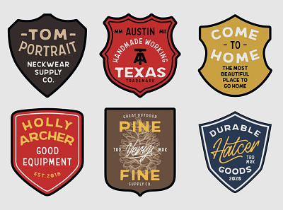 Badge Logo Collections badge design badge logos badges branding font font awesome fonts free fonts handlettering illustration logo design new fonts retro retro logo ticketing tickets typography vintage vintage logo