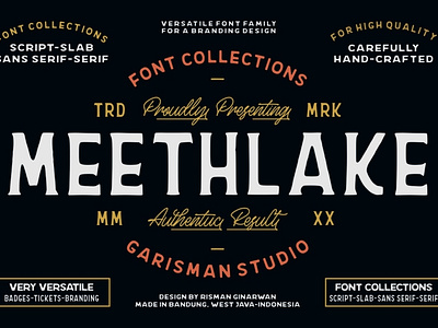 Meethlake Typeface