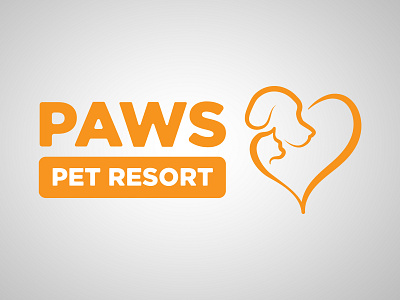 Paws For A Cause branding design logo vector