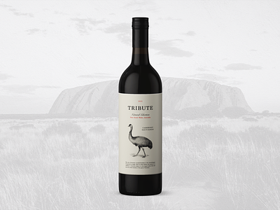 Tribute, New South Wales Wine branding design graphic identity label wine