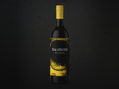 Bellaserra wine label branding design graphic identity label wine