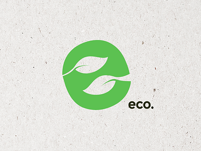 Eco Logo branding design graphic icon identity logo mark