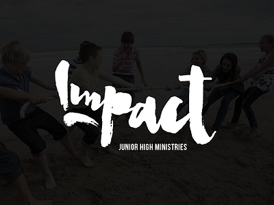 Impact Junior High Ministries Logo branding design graphic icon identity logo mark