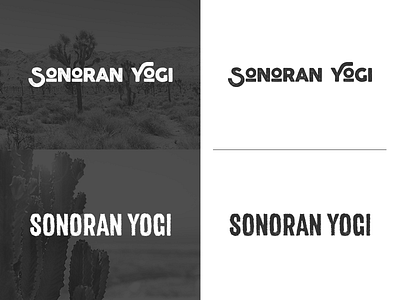 Sonoran Yogi Logo Options branding design graphic identity logo