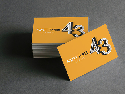 Business Card for Forty Three Traders