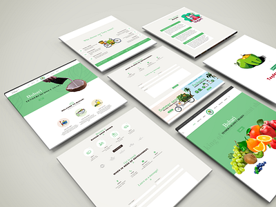 website mockup presentation