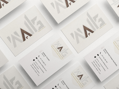 Walls business card branding business business card design logo mockup