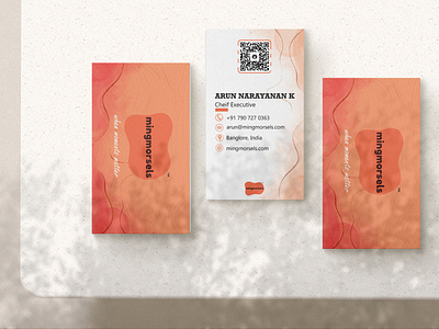 Business Card Mockup for mingmorsels