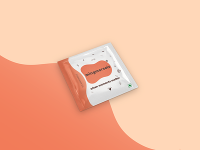 Cookie Sachet branding business design graphic design illustration mingmorsels mockup package design packing product