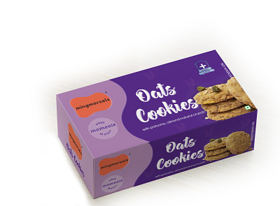 Oats Cookie Box Mockup branding business design illustration logo mockup package design vector