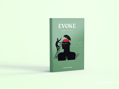 Evoke Cover Design book branding coverpage design graphic design illustration mockup package design